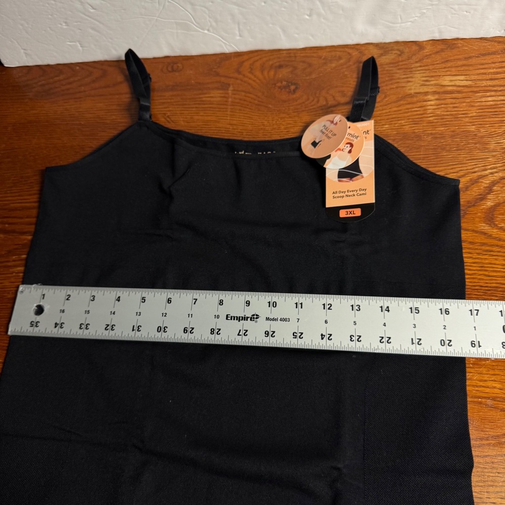 Shapermint Essentials Black 3XL Scoop Neck All‎ Day Every Day Cami Tank Top
